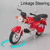 1:12 Honda Jh-70 Kx450 Alloy Motorcycle Diecast Model Car Toys Front Wheel Steering Rubber Tire Miniature Motorbike For Boy Gift