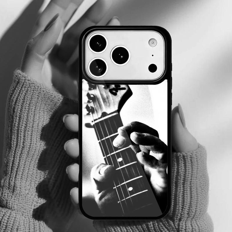 Guitar Instrument Music Phone Case for iPhone 17 16 15 14 13 Pro Max Back Cover for 12 11 Pro Coque