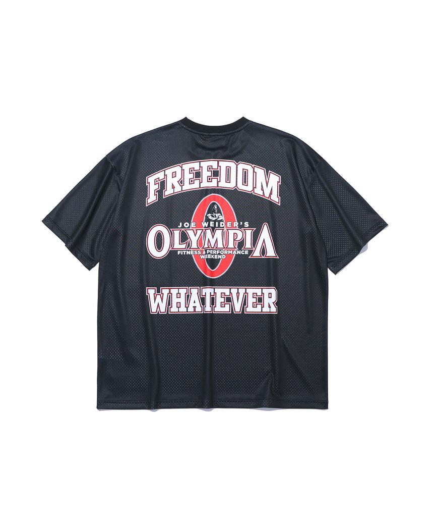 FREEDOM Olympia Small Logo All Mesh Short Sleeve T-Shirt_2 Colors