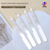 Stainless Steel Nail Polishing File Set - Includes Beauty File, Strip File, Blade Sprout, Accessories for Manicure