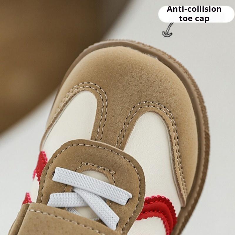 Children's Non-slip Sports Shoes Boys' All-match Sneakers Girls' Soft-soled German Training Shoes