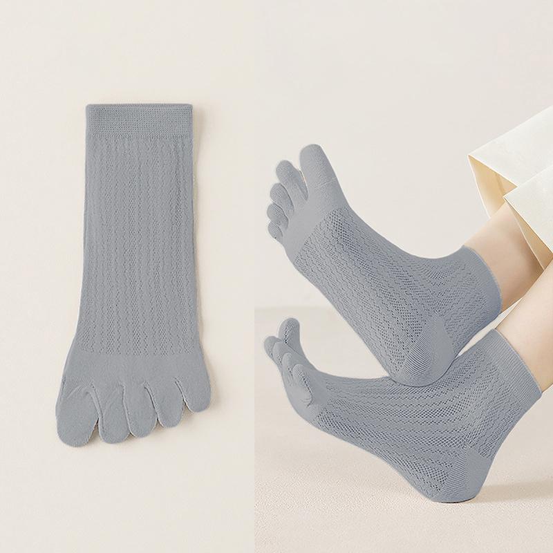 5 Finger Boat Sox Women Toe Socks Fashion Breathable Summer Ladies Girl Ultrathin Invisible Cotton Five-Finger Sock
