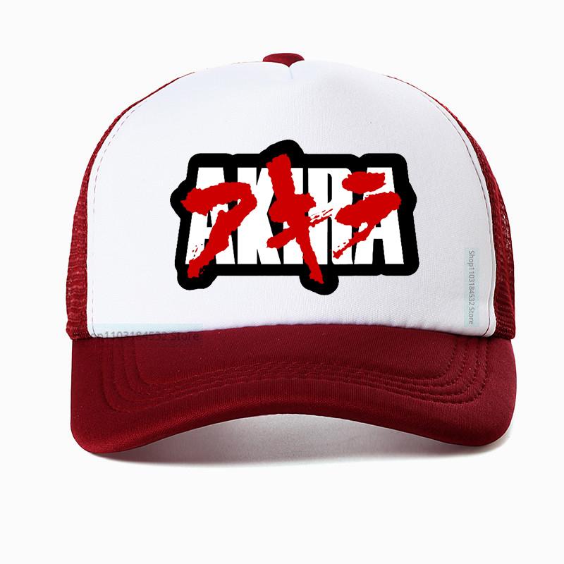 Bloody Akira Anime Baseball Cap Adjustable Dad Hat Summer Outdoor Mesh Breathable Snapback Casquette Hats