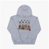 Wild Donkey Unisex Hoodie Heather Grey Fc Basket