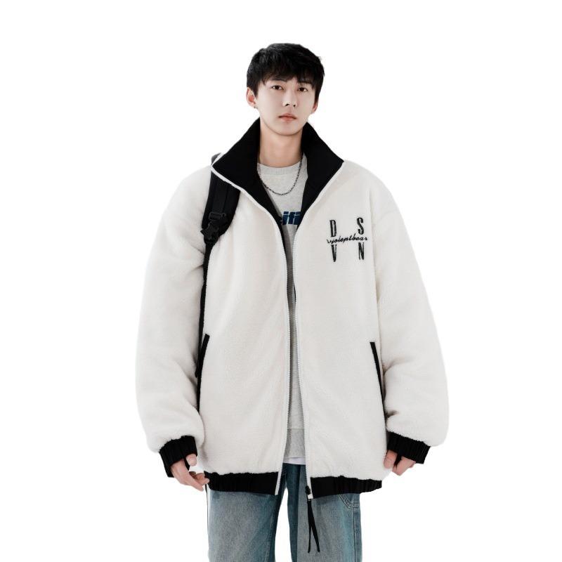 Fashionable American Down Jacket Men's New Trendy Brand Loose Reversible Thickened Warm Top