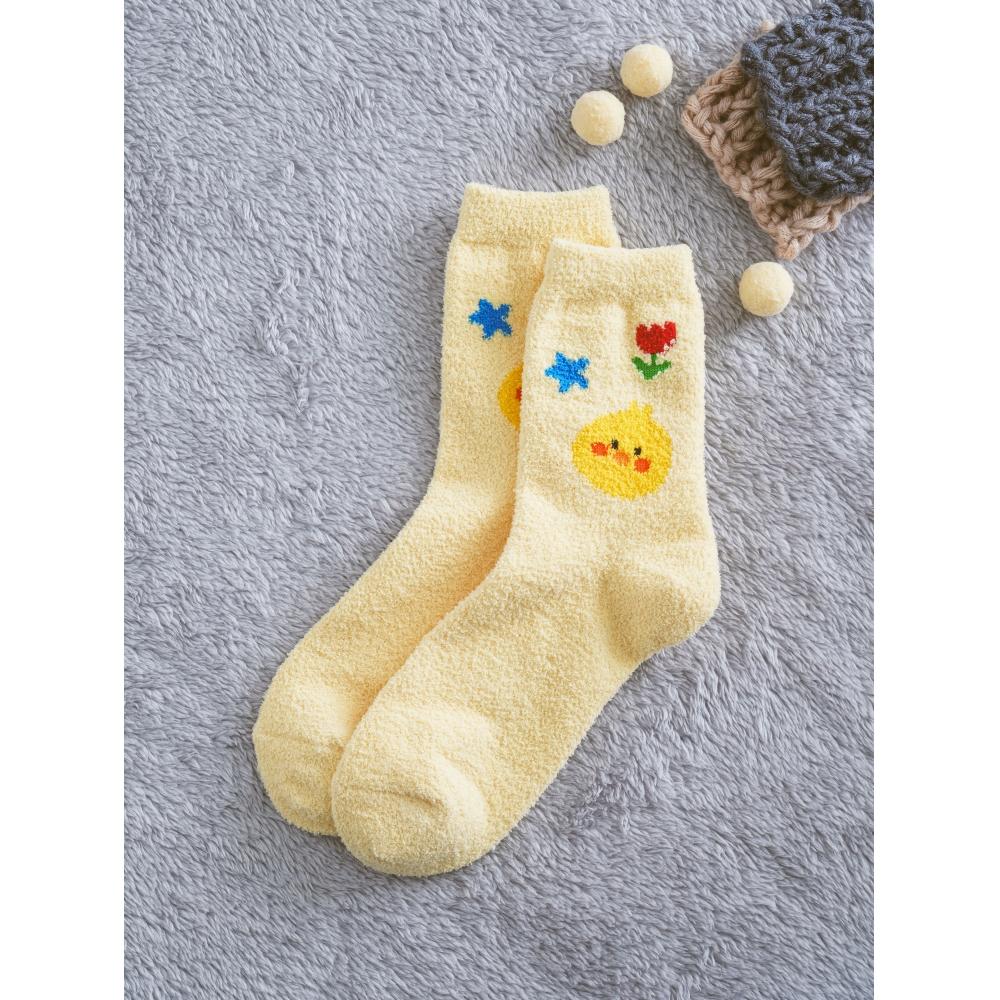 

Носки для сна Popcorn Kiki Animal Point, желтые