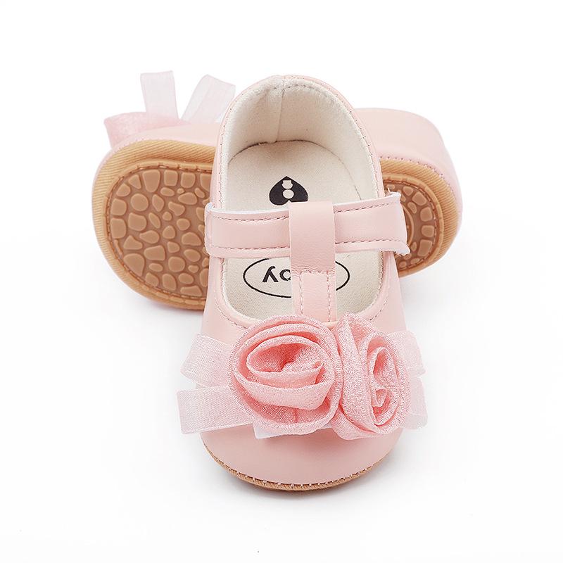 Spring & Autumn Princess Baby Walker Shoes for 0-1 Year Olds 11cm/60g розовый