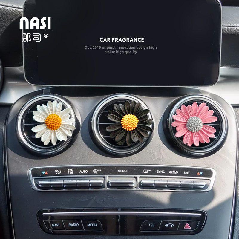 G-Dragon Daisy Car Perfume Aromatherapy Car Air Vent Decoration Diffuser Stone Ins Car Accessories Tesla