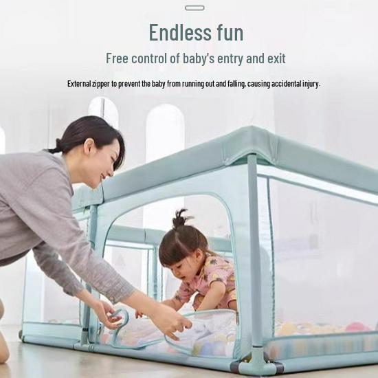 Children's Indoor Playpen & Safety Fence with Ocean Ball Pit