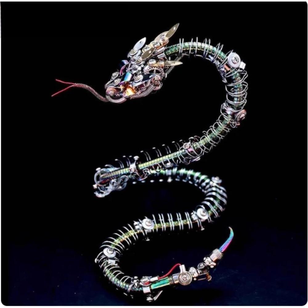 for Mechanical Viper Cobra Snake 3D Puzzle Metal Model Building Kit Model DIY Assembly Tool