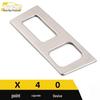 Besturn X40 Cigarette Lighter & Ashtray Decorative Frame - Stainless Steel Center Console Sequin Cover