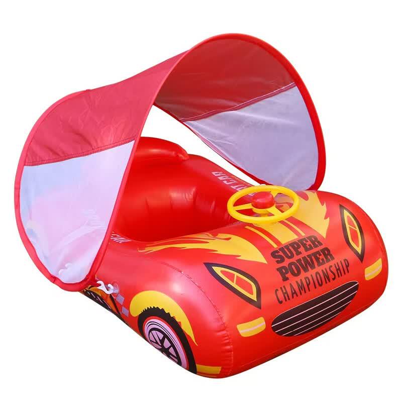 

Infant Inflatable Swim Ring with Sunshade