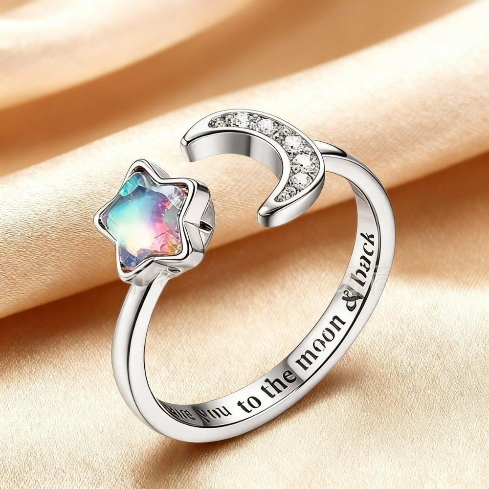 Fretting Bead Rotating Ring Creative Ring Anti-stress Anxiety Ring