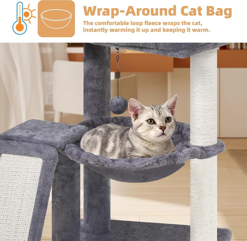 Hot Selling Large Size Wooden Pet Scratcher House Tower Condo Cat Tree