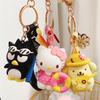 Authentischer Hello Kitty Schlüsselanhänger Silikon Niedliches Cartoon-Accessoire Für Geschenke Und Taschen