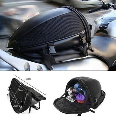 Waterproof Motorcycle Bike Rear Trunk Back Seat Carry Luggage Tail Bag Saddlebag