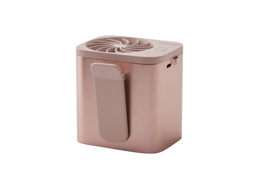 Koizumi Portable Handy Single USB 3 Levels of Air Flow Pink Fan, Fan, Hands-free, Fan, Rechargeable, Adjustment, KFF-0506/P
