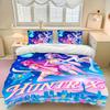 K-Pop: Juego de Funda Nórdica Demon Hunters Ropa de Cama Linda con Fundas de Almohada Gran Regalo Decoración de Habitación Infantil Perfecto para Habitación de Invitados Hogar