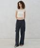 ITOV SEOUL Shirred Boat Neck T-Shirt Cm