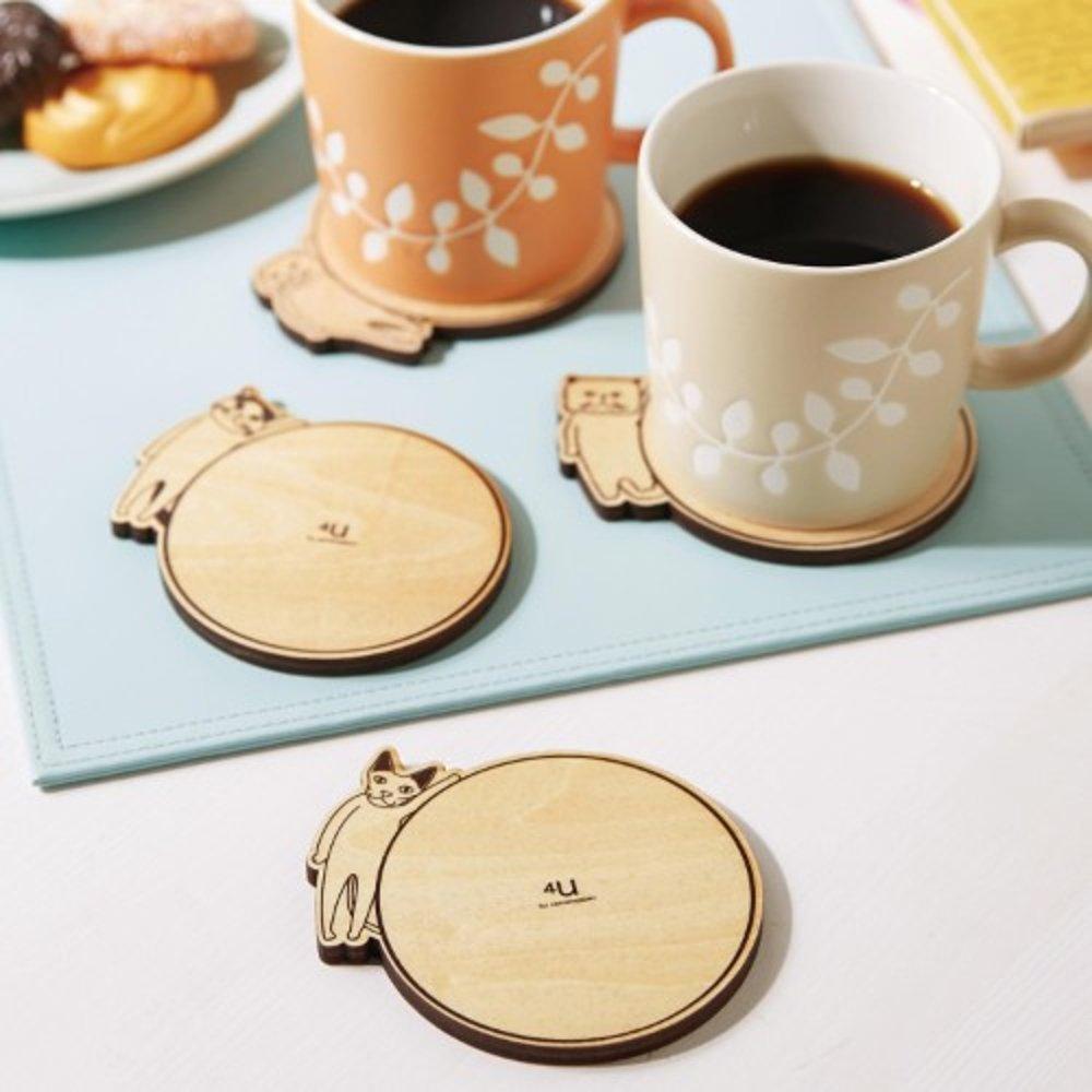 Yamato Kogei 4U Coaster British Shorthair CAT YK17-101