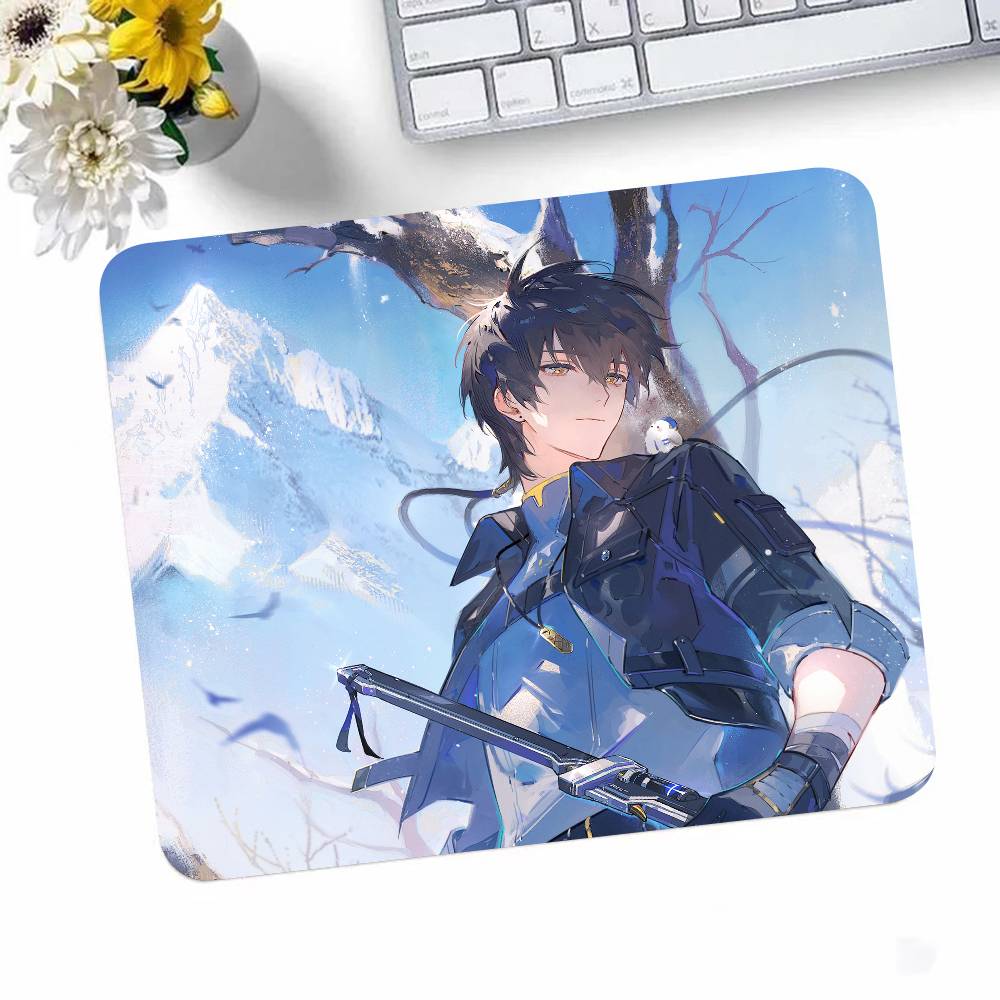 

Game Wuthering Waves Rover Mousepad Small LockEdge Mouse Pad For Gamers Computer Desk Pad Rectangular Anti-slip Rubber LE180x220x2mm