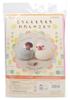 Hamanaka Wool Coma Little Sakura Java Sparrow and White Java Kit, Design, "My Birds Sparrow" H441-611