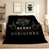 Grinch Christmas Flannel Blanket Throw Blanket Soft Warm Sofa Bed Camping Home Decor Unique Christmas Gift C9211479