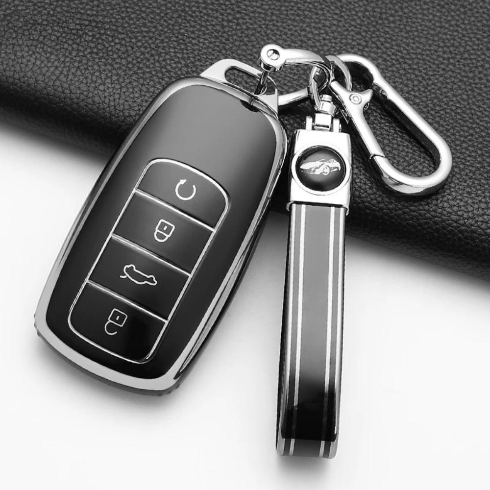 Fashion TPU Car Smart Key Case Cover for Chery Tiggo 8 Pro Tiggo 8plus New 5 Plus 7pro Chery Tiggo 7 Pro Max Omoda 5 C5 Keychain