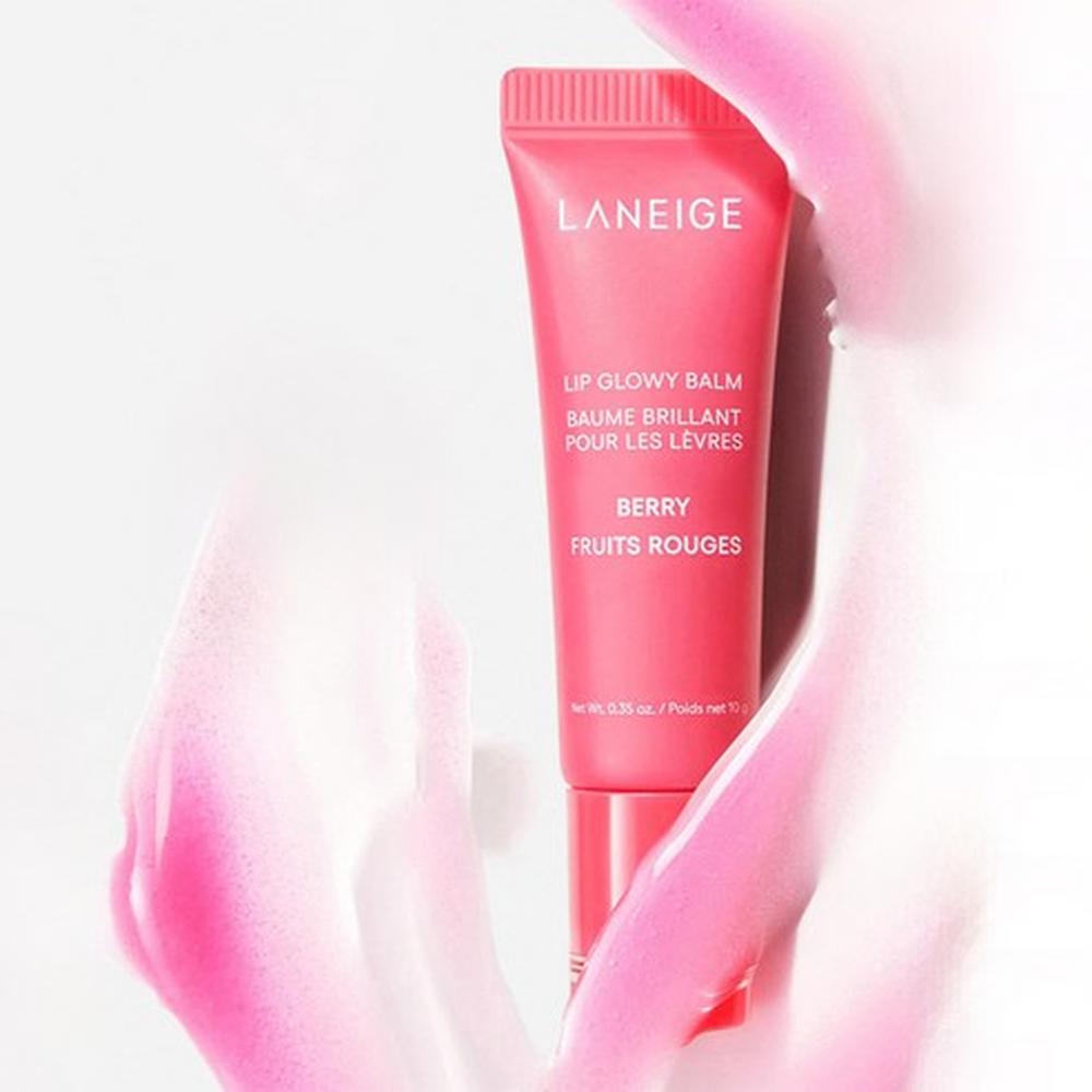 Laneige Lip Glowy Balm 10g - Berry - Moisturizing Lip Care, Korean