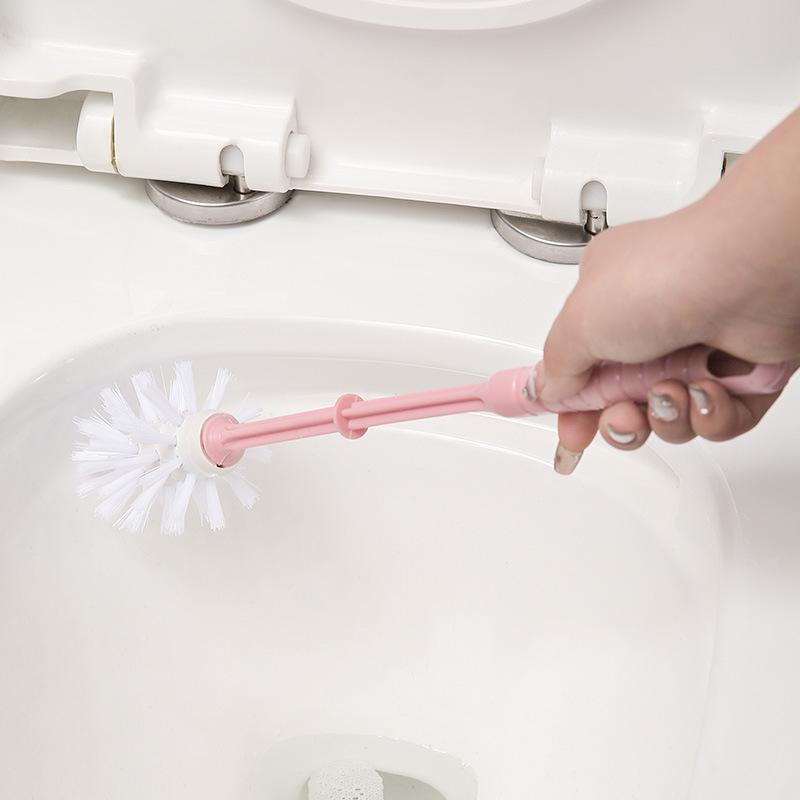 Long-Handled Soft Bristle Toilet Brush Set for Efficient Cleaning