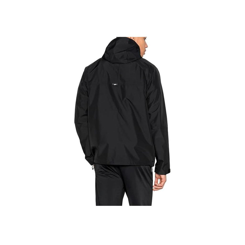 Nike Düz Renk Fermuarlı Kapüşonlu Ceket Erkek ceketleri Siyah DM5499-010