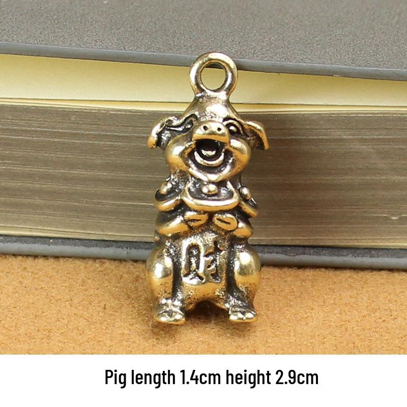 Year of the Rabbit 3D Zodiac Keychain Pendant - Dragon, Tiger, Snake, Horse Car Accessory
