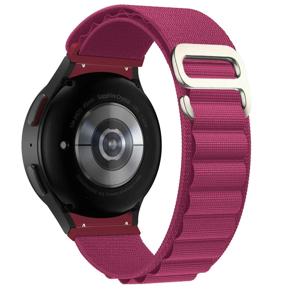 

Nylon Alpine Loop For Samsung Galaxy Watch 6 5 Pro 4 44mm 40mm 45mm Band Sport G-hook Bracelet Watch4 6 Classic 43mm 47mm Strap Galaxy 4-4 classic