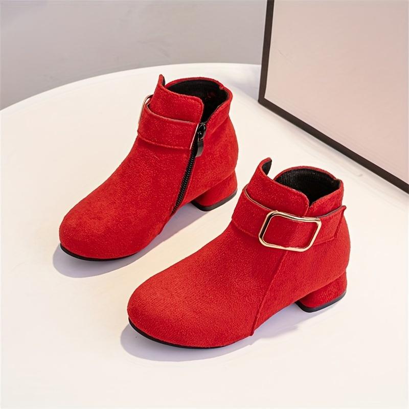 Youngsters's Girls' High Heel Boots Simple Fashion