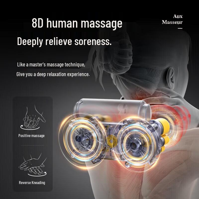 Aux Neck and Shoulder Kneading Massager CN Plug (adapter Included)