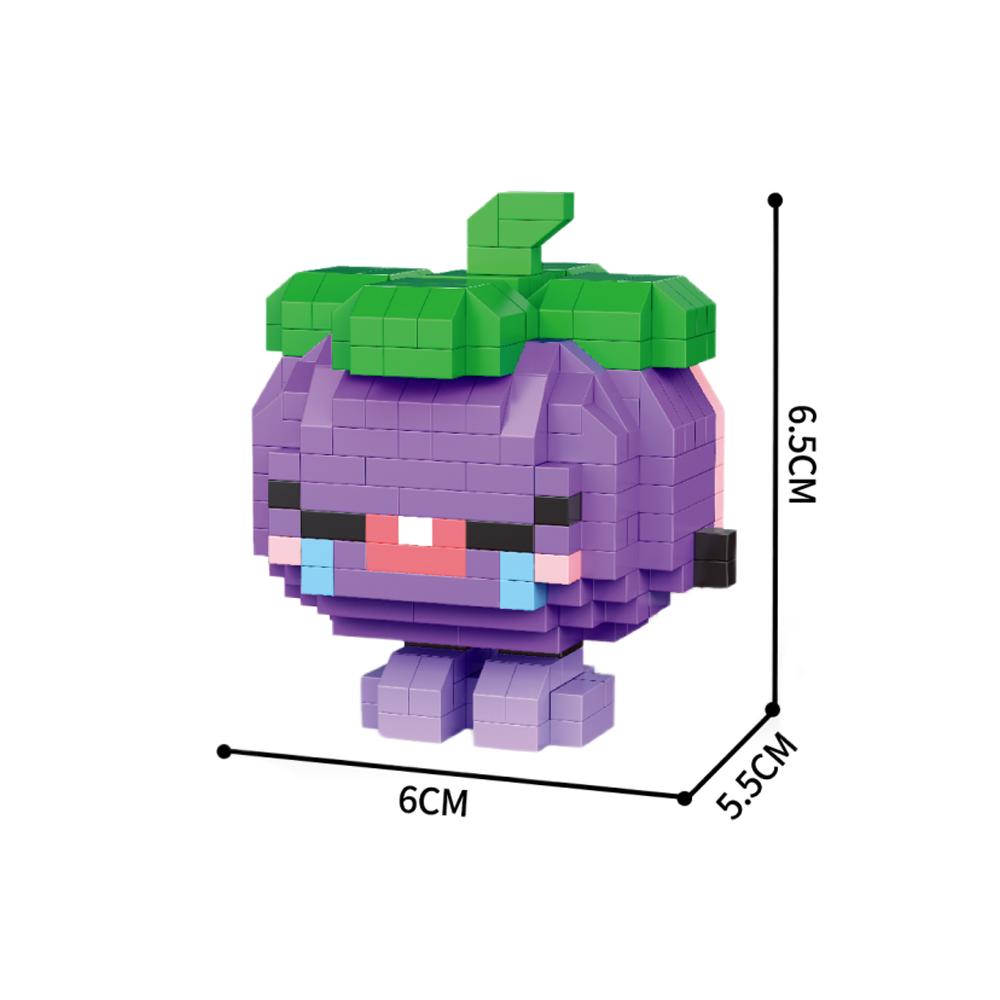 

Забавные фруктовые 3D микро мини строительные блоки, Развивают логическое мышление, Экологически чистый АБС-материал, Детские подарки на день рождения with box