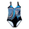 Women Summer Backless Sexy Print Swimwear Beachwear Siamese Swimsuit Bikini Set