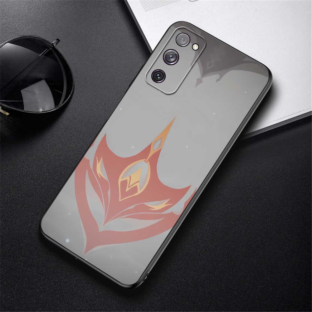 Ochranné pouzdro na telefon Genshin Impact Icon pro Samsung Galaxy S22 5G S21 Ultra S20 S10 S9 Plus S10E S8 S7 Edge