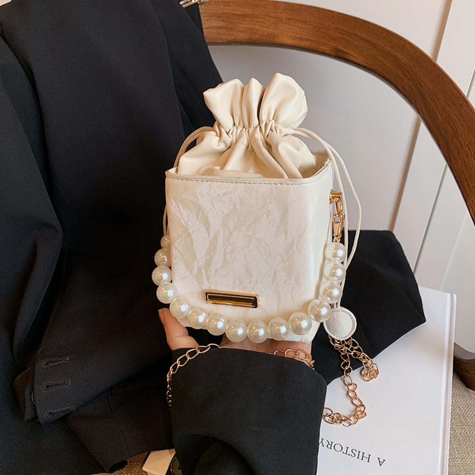 

Casual Bag Crossbody Bag Pearl Handbag One Size