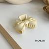 Akryl Barrette elegancka jednokolorowa spinka do włosów krab spinka do włosów Vintage proste akcesoria do włosów dla kobiet kucyk pazur klip kraby