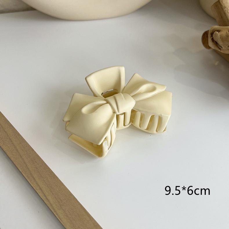 Akryl Barrette elegancka jednokolorowa spinka do włosów krab spinka do włosów Vintage proste akcesoria do włosów dla kobiet kucyk pazur klip kraby