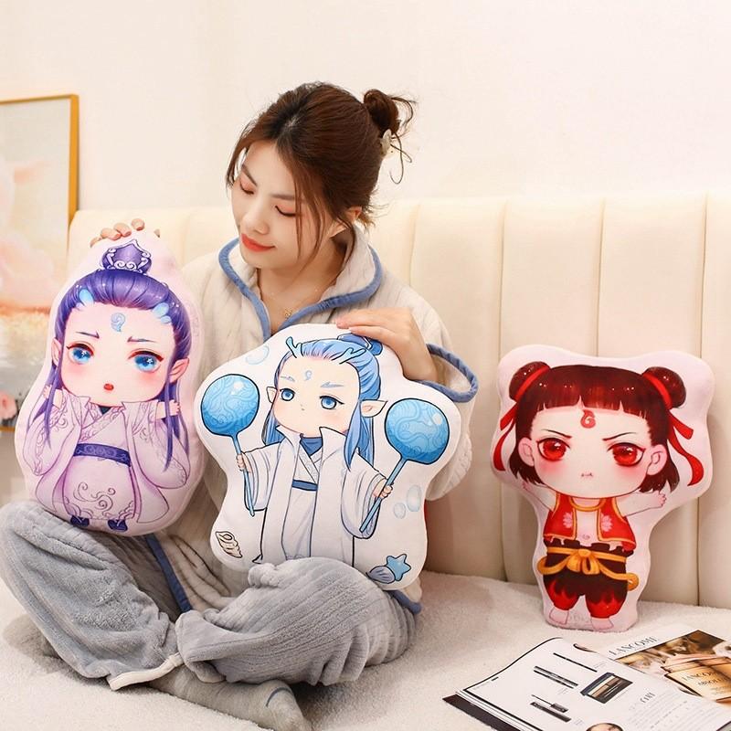 Ne Zha Animation Cartoon Toy Simulation Funny Stuffed Plush Character Model Gift