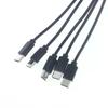 20cm USB To Type-c Splitter Adapter Cable 2/3/4/5 Port USB C Splitter Cable USB To Type C Multiple Charging Cable