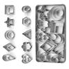 30pcs Various Shapes Metal Cookie Cutters Box Packed Stainless Steel Cutters  For Chocolate Baking