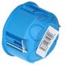 Plasterboard flush-mounted box, tile, blue PV60K