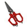 Dual Serrated Blades Fishing Scissors Molybdenum Vanadium Steel Braided Line Shears