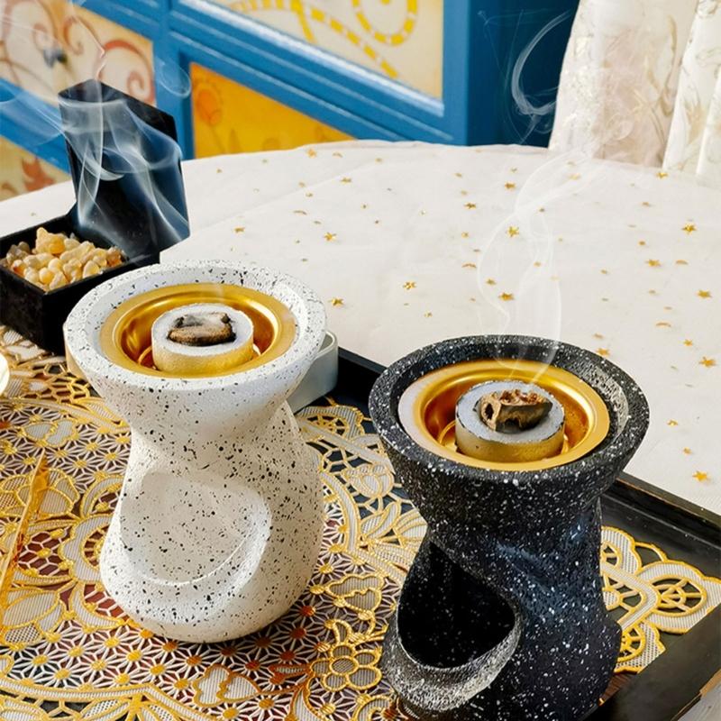 Elegant Middle Eastern Incenses Holder Aromatherapies Incenses Burners Heat Resistant Resin Decors for Aromas Lover