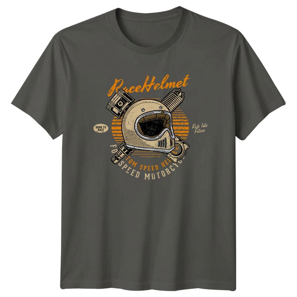 RaceHelmet Motorcycle Unisexs TShirt Unisexs Graphic Tee Unisex Top S