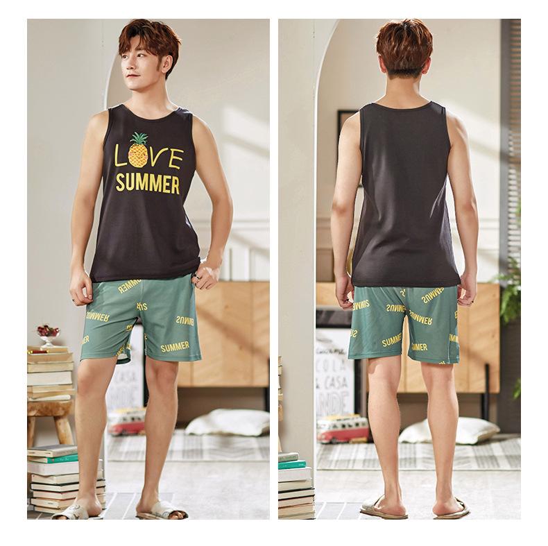 Men s Long Sleeve Cotton Pajama Set - Clearance Sale L