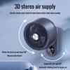 Desk Wall Dual Use Electric Fan Household Wide Angle Swing Strong Silent Fan New Intelligent Air Circulating Fan